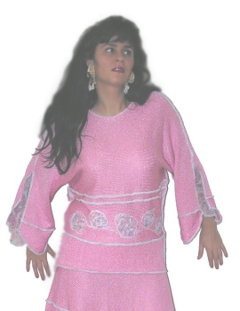 SEXY PONCHO IN ROSA