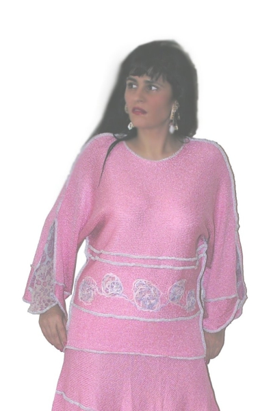 SEXY PONCHO IN ROSA